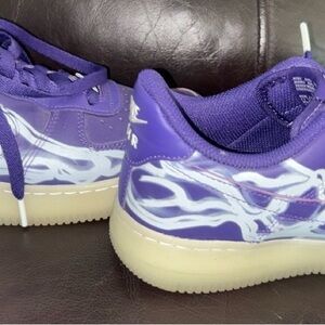 Nike Air Force 1 Skeleton’s Purple Sneakers